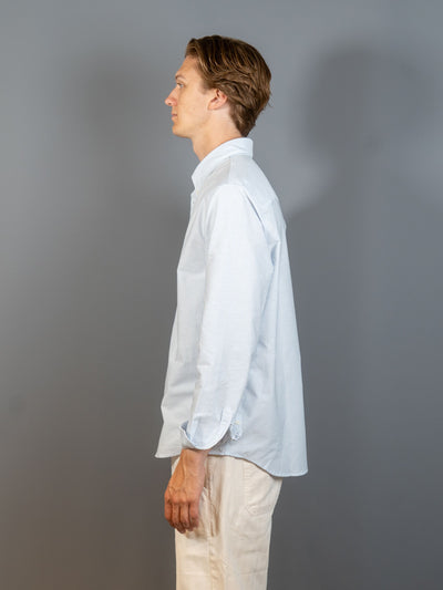Chemise Greg Oxford Stripe - Lyseblå