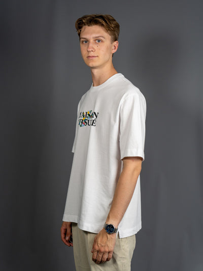 Maison Kitsuné Flowers Oversized T-shirt - Hvid