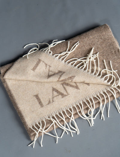 Cashmere Wool Scarf - Sand