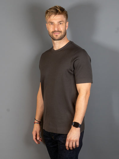 Pima Cotton T-shirt - Brun