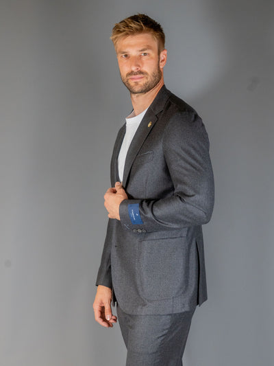 Flannel Blazer Zero Gravity - Grå