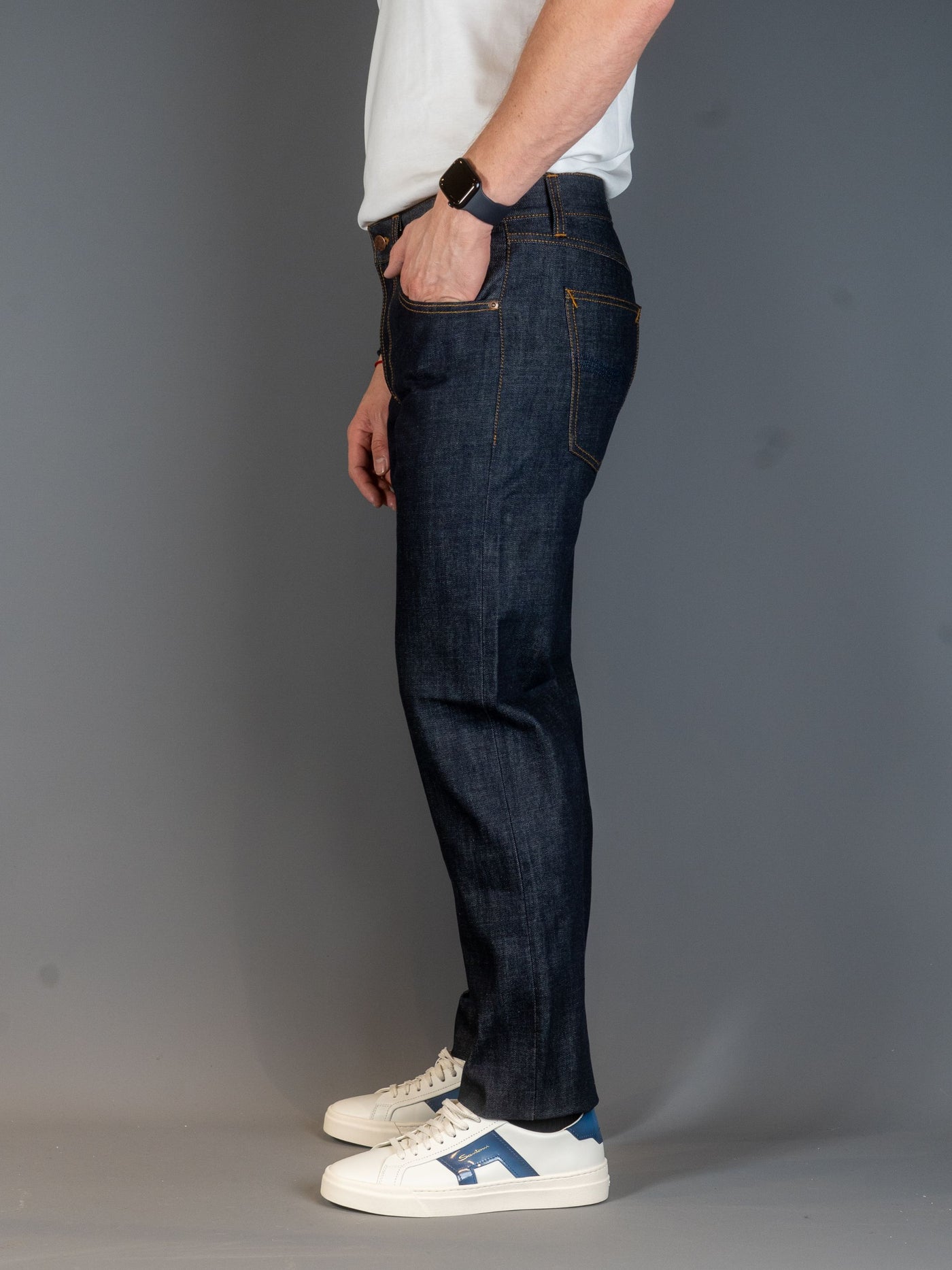 Gritty Jackson Dry Old Jeans - Blå