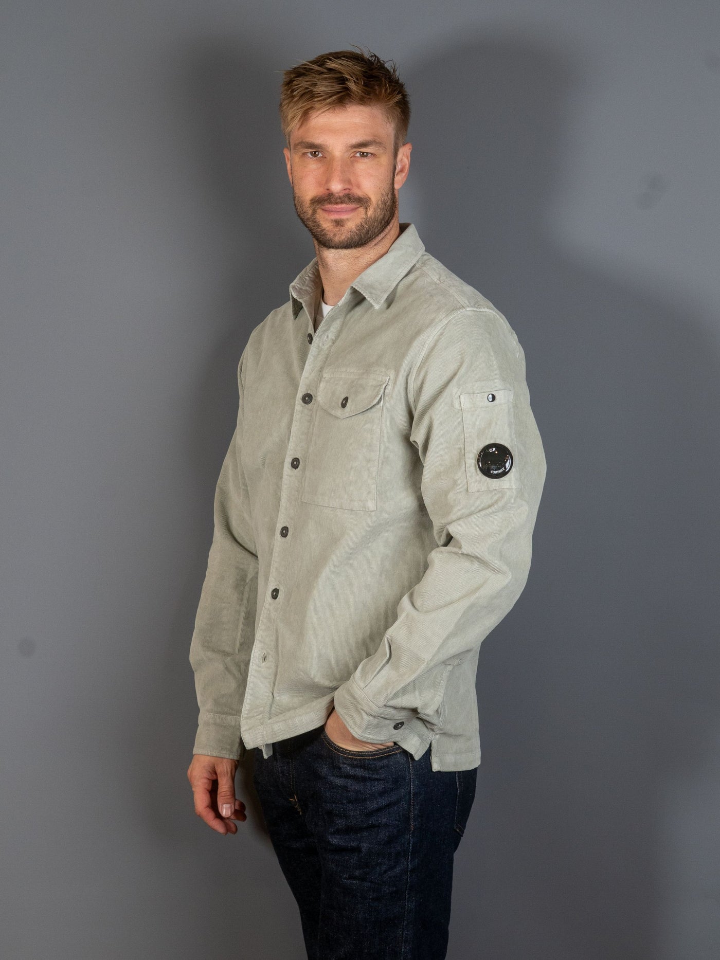 Shirt Longsleeve Corduroy - Sand