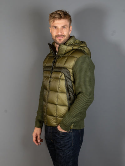 Knitwear Jacket Merino Wool Extrafine - Grøn