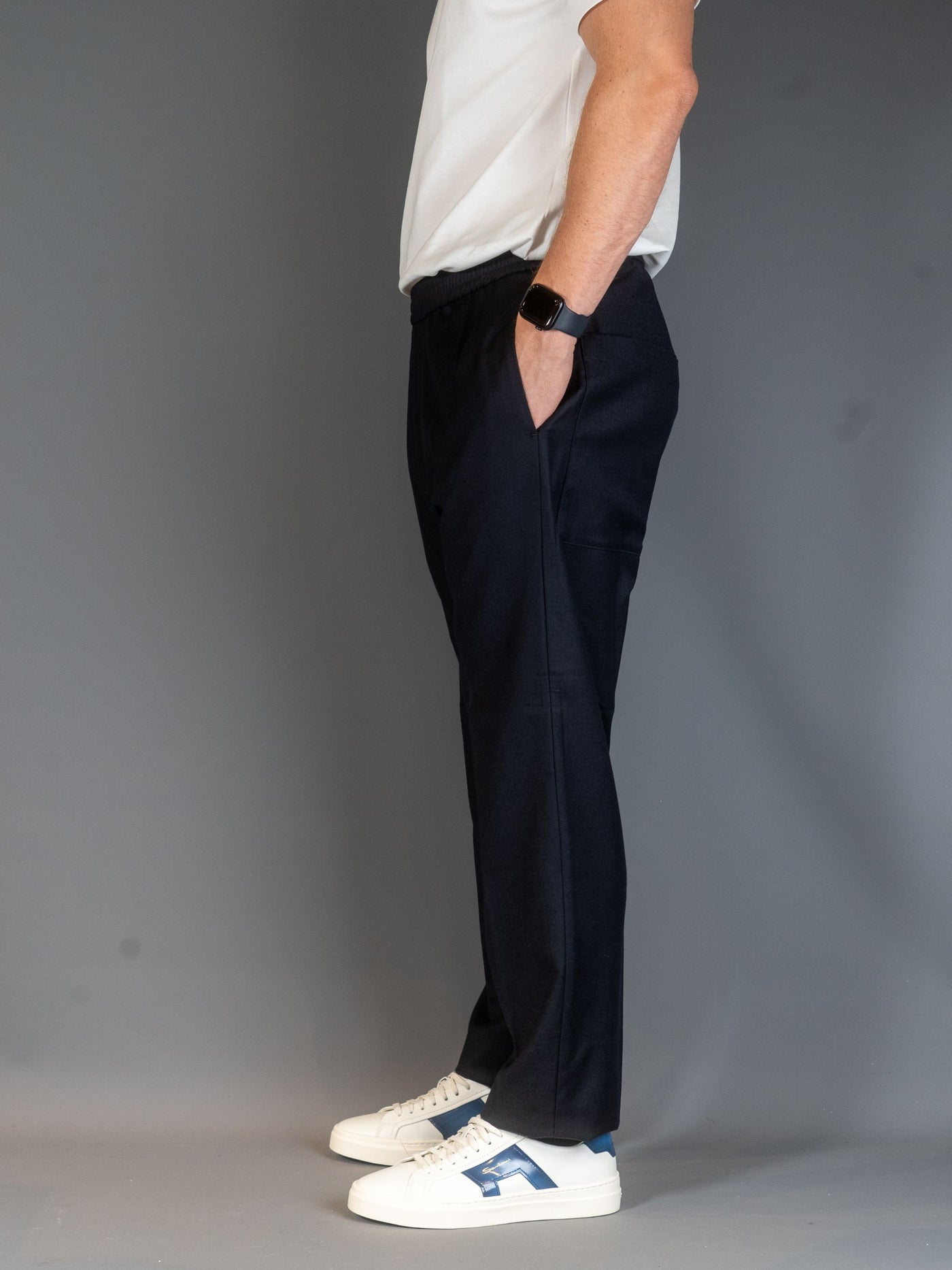 Trousers Bativoga Flannel - Navy
