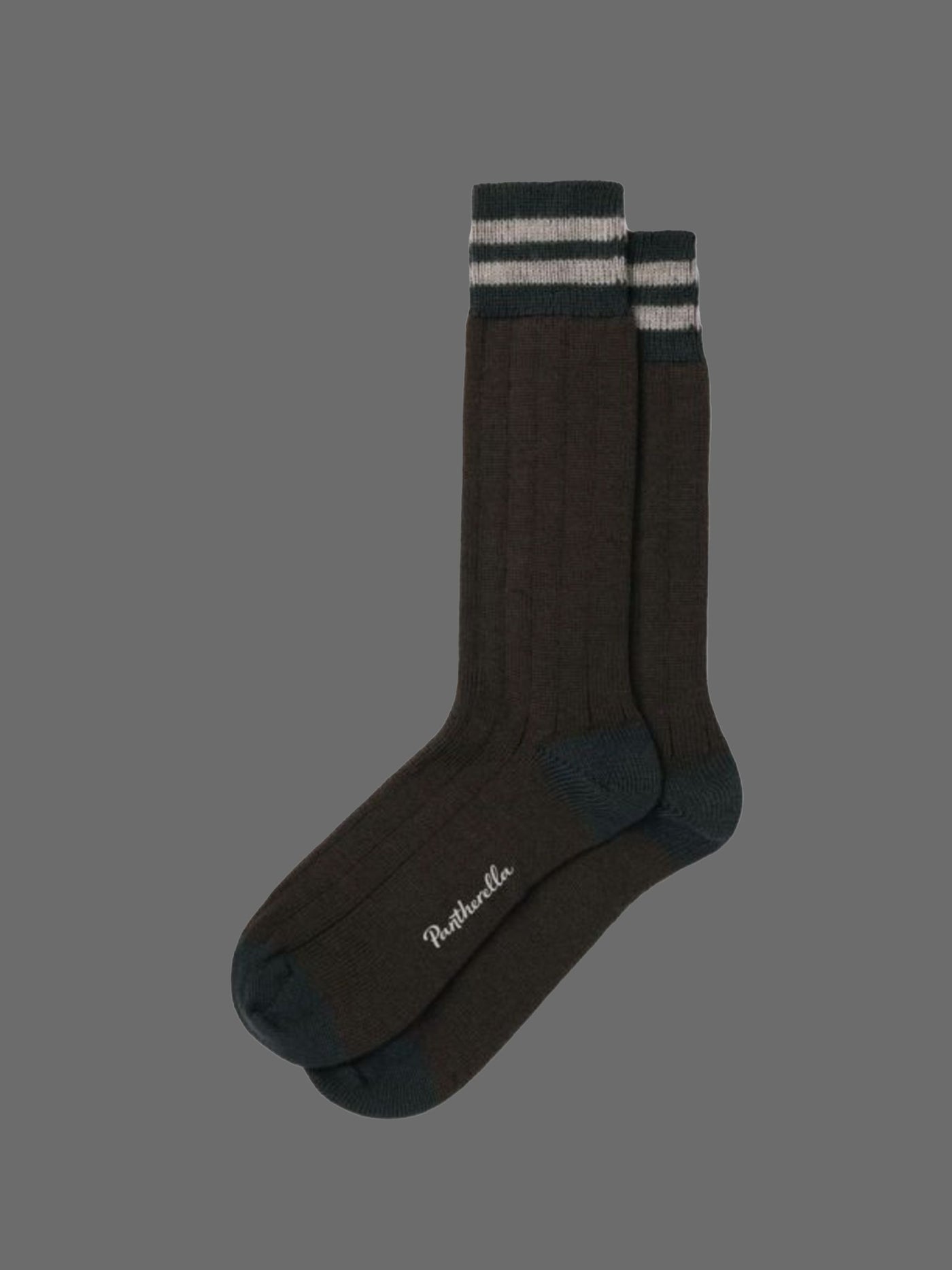 Royston Wool Socks - Mørkebrun