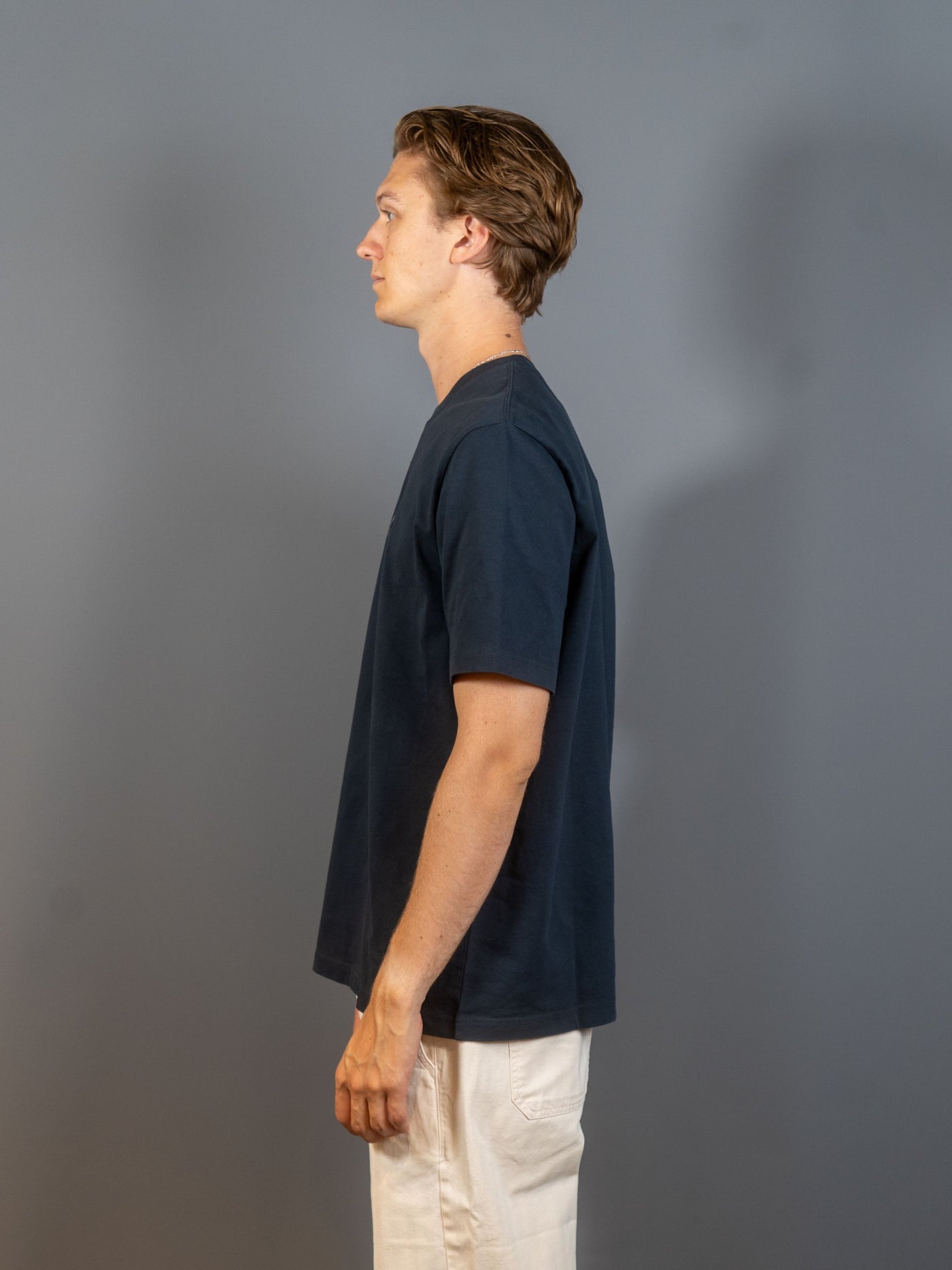 Bold Fox Head Patch Comfort T-shirt - Navy