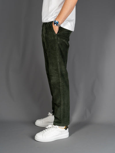 Pleated Corduroy Pants - Grøn