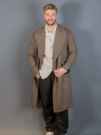 Sherry Double Breasted Coat - Brun