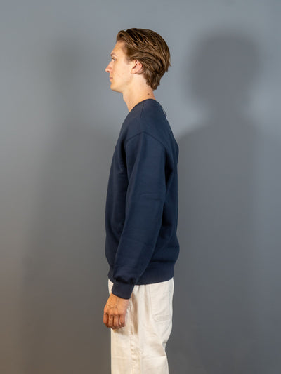 Bold Fox Head Patch Comfort Sweatshirt - Navy