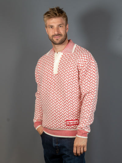 La Maille Chevron – Rød