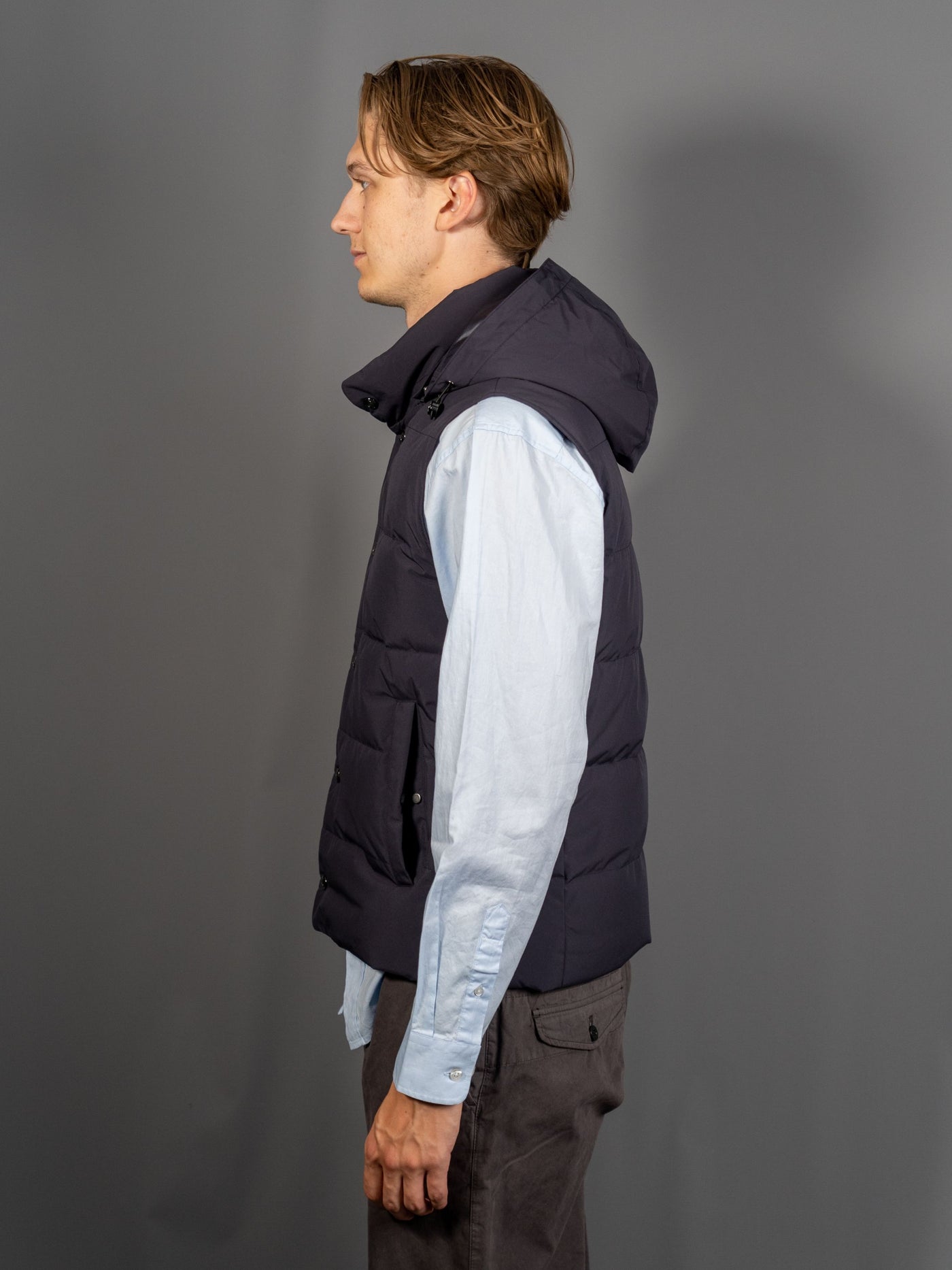 Down Vest - Navy