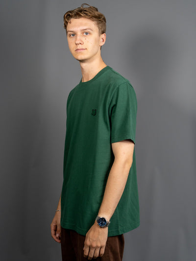 Tonal Fox Head Patch Comfort T-shirt - Grøn