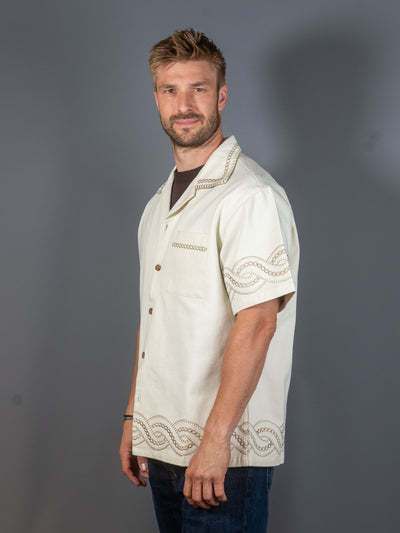 La Chemise Brodée Tresses – Off White