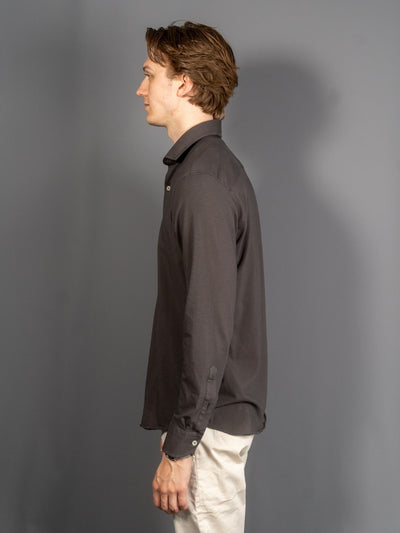 Jersey Luxury Shirt - Brun