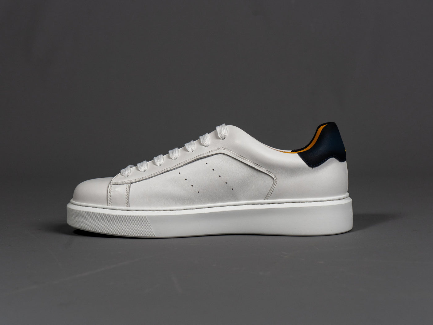 Lowtop Leather Sneaker - White