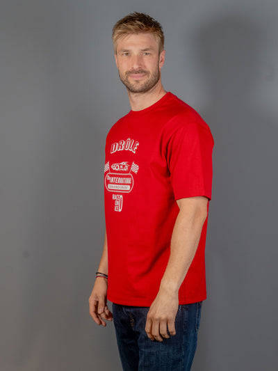 Le T-shirt Race On Ice - Rød
