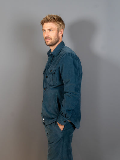 Corduroy Overshirt - Blå