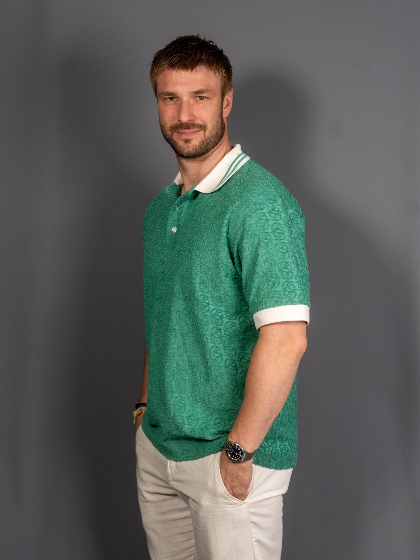 Le Polo Monogramme MC - Grøn