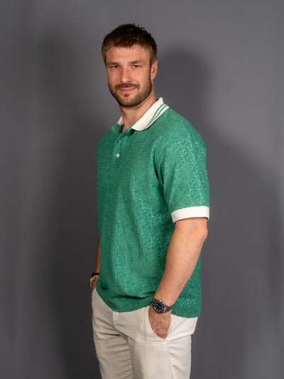 Le Polo Monogramme MC - Grøn