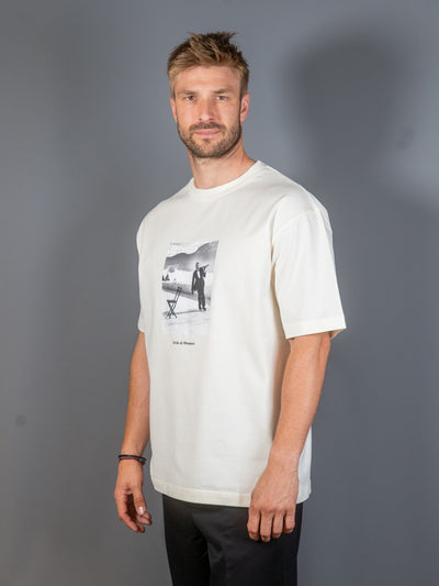 Le T-shirt Ice Skating Waiter – Off White