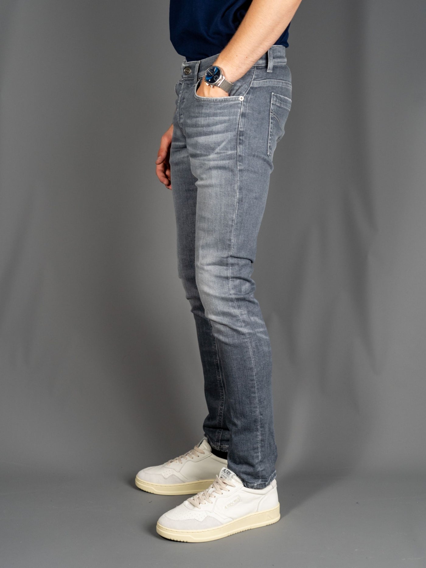 George Slim Fit Jeans EE8 - Grå