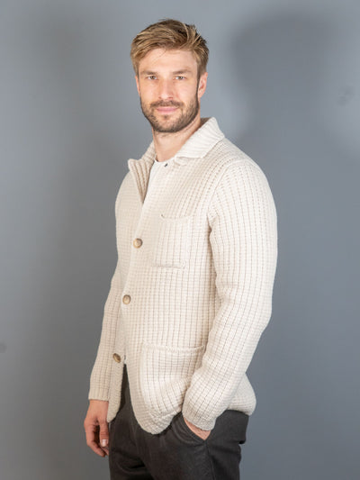 Wool Cardigan – Sand