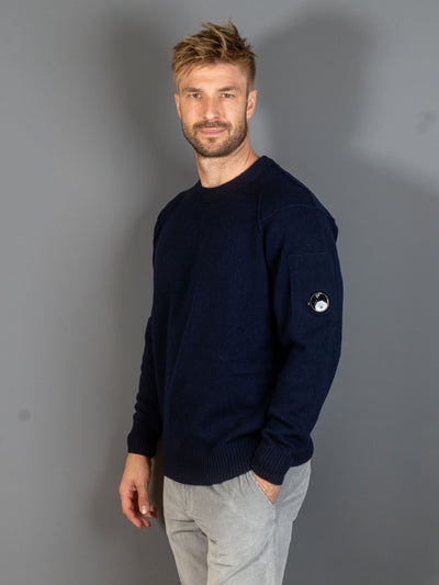 Knitwear Crewneck Lambswool GRS - Navy