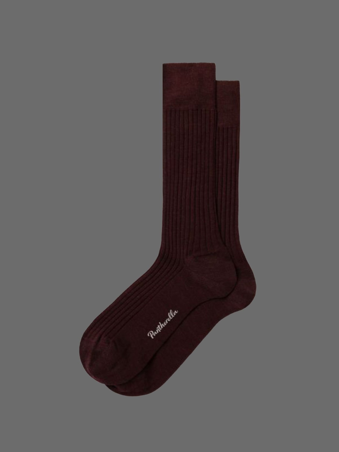 Laburnum Merino Wool Socks - Mørkerød