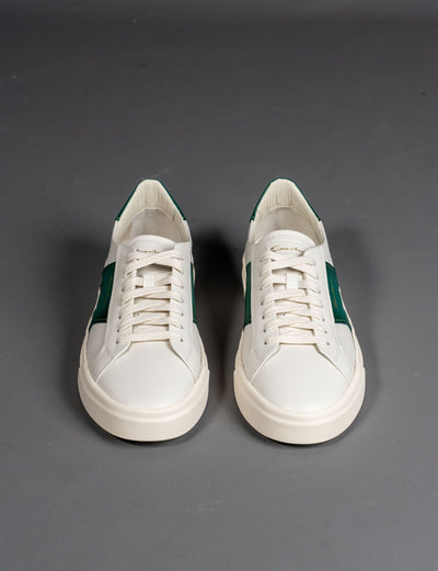 Leather Double Buckle Sneaker - Grøn