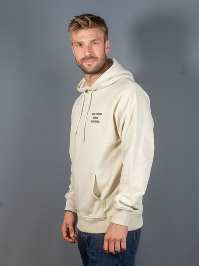 Le Hoodie Slogan - Beige