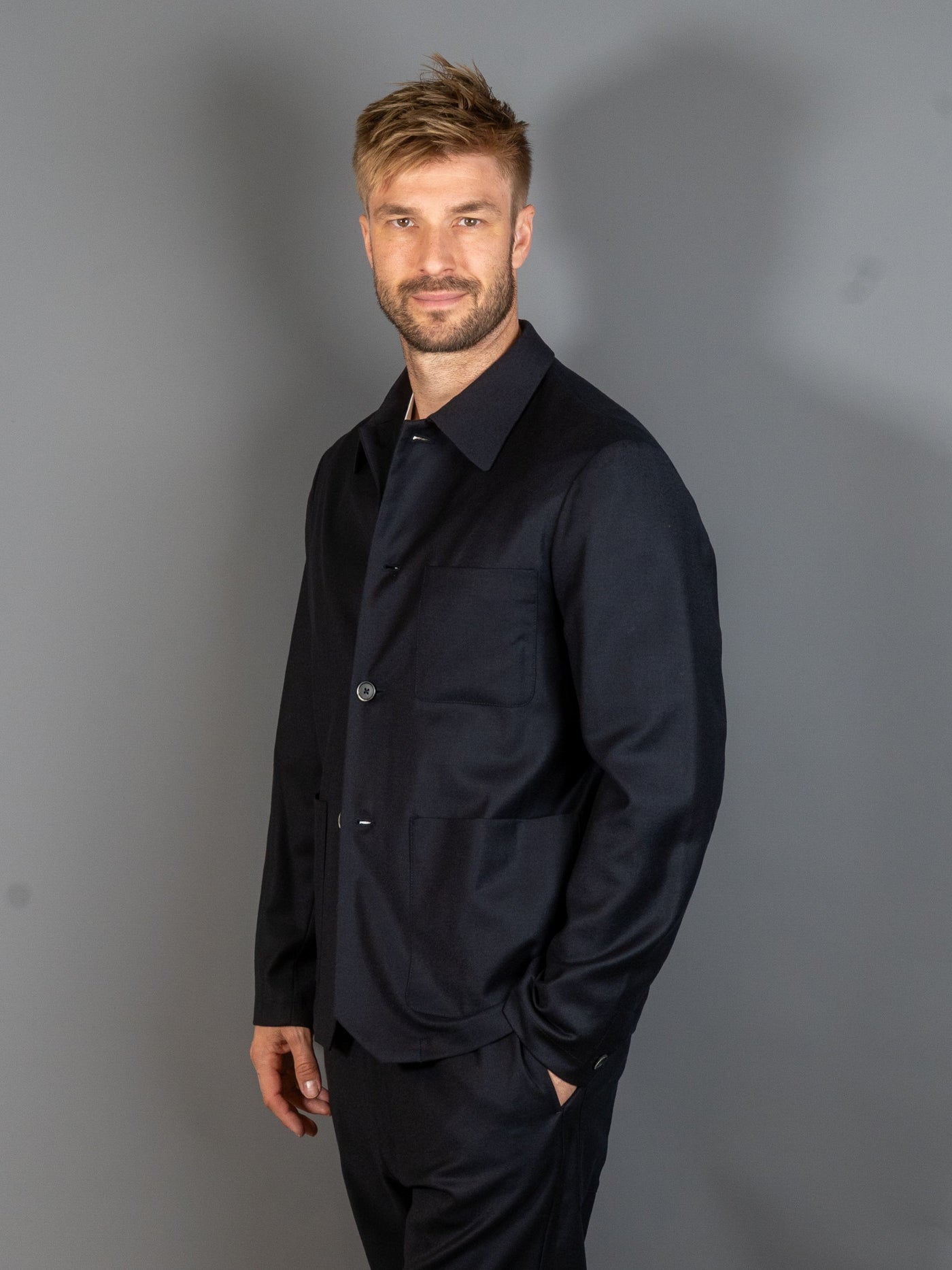 Overshirt Visal Flannel - Navy