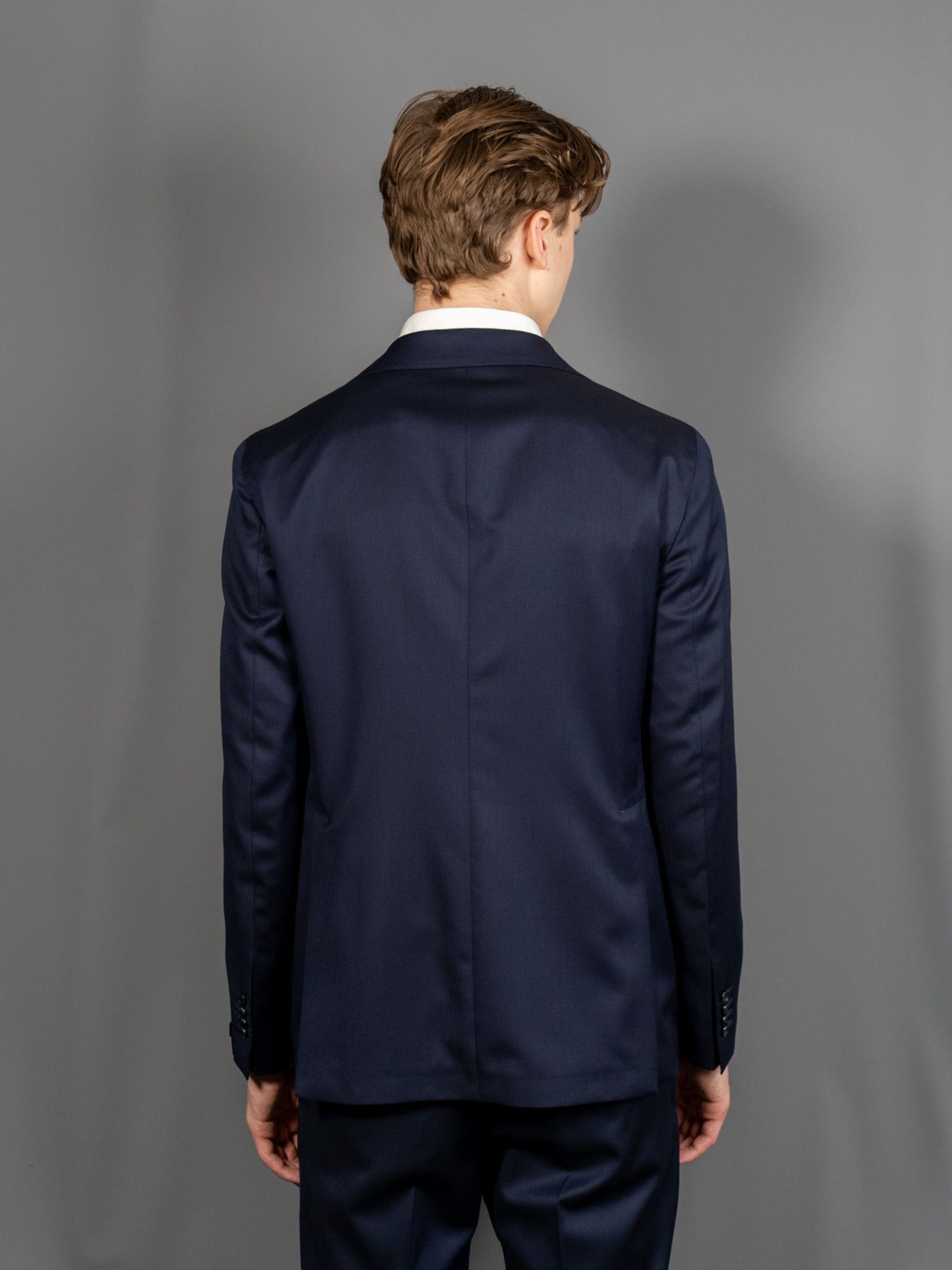 Wool Suit Blazer Super 110 - Blå