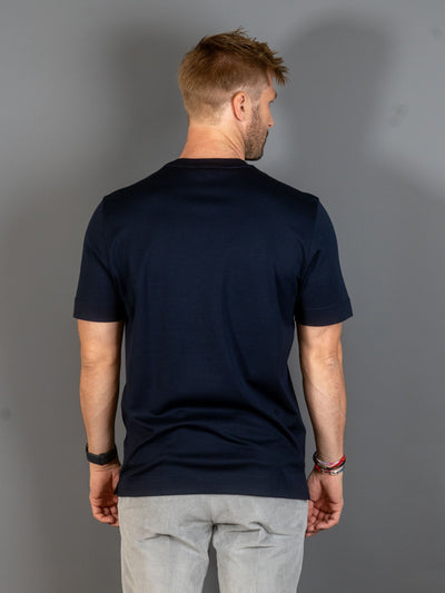 Pima Cotton T-shirt - Navy