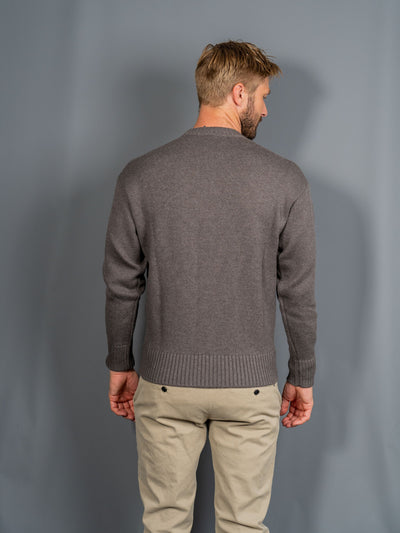 Wool Crewneck - Brun