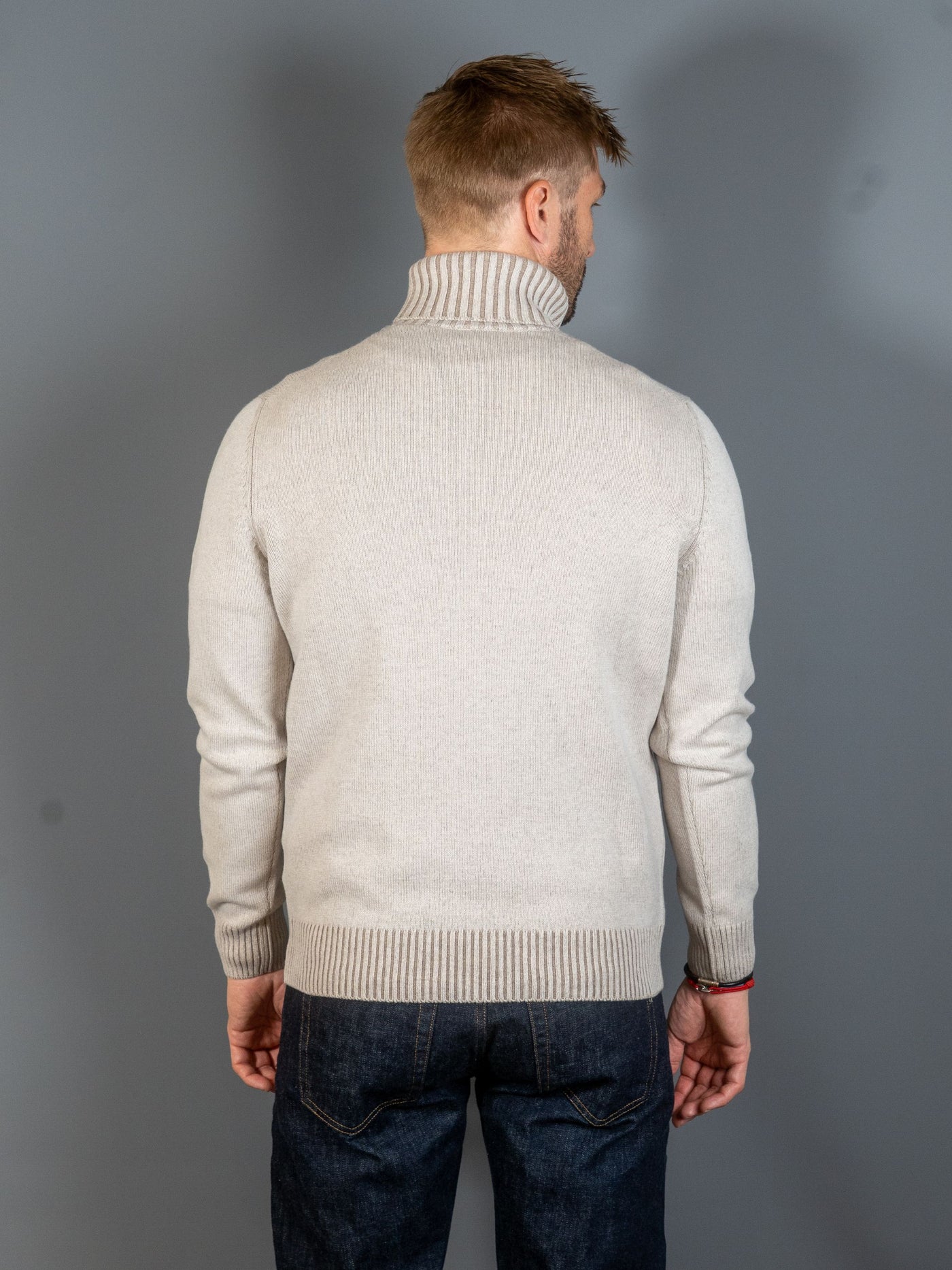 Turtleneck Wool Cashmere - Sand