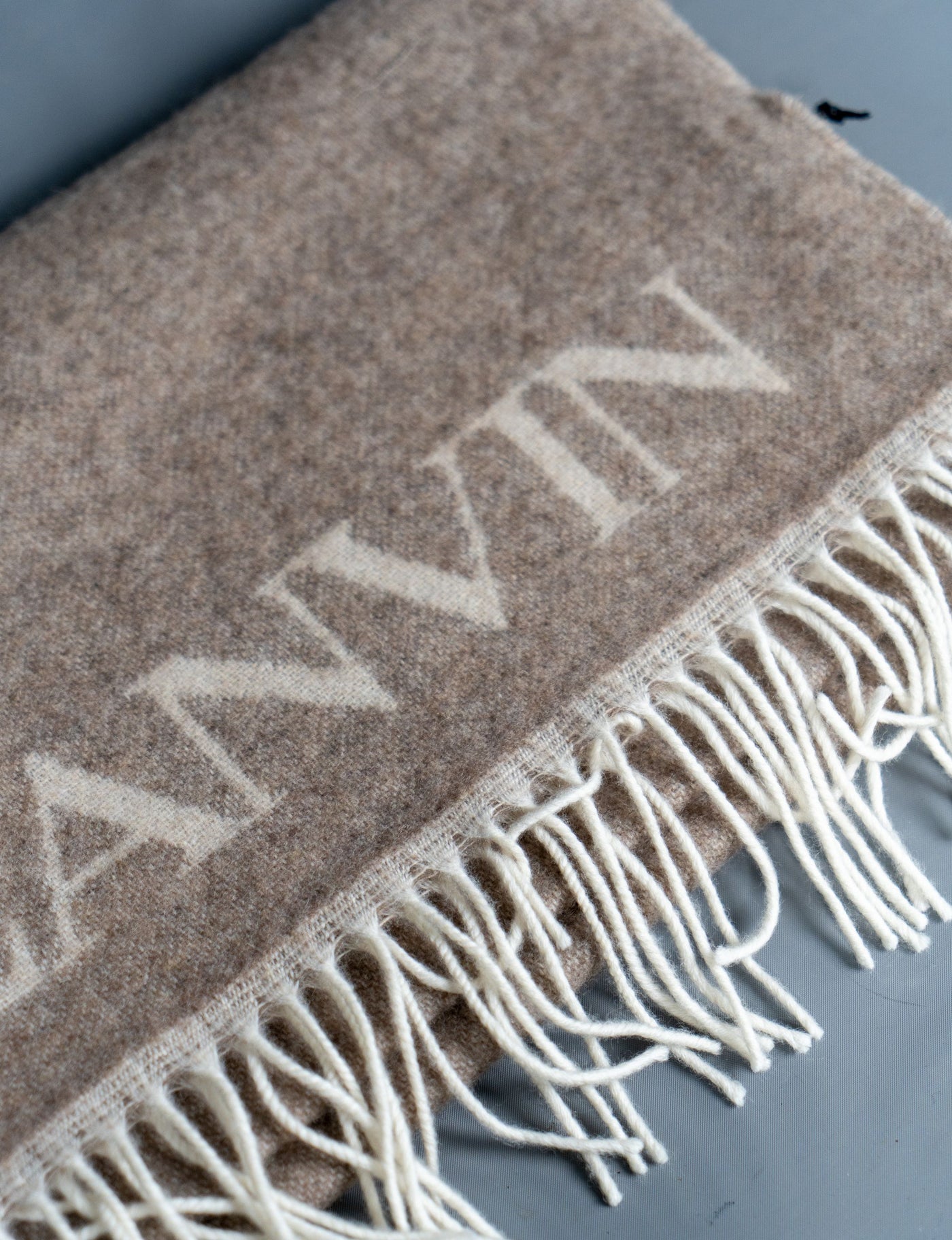 Cashmere Wool Scarf - Sand