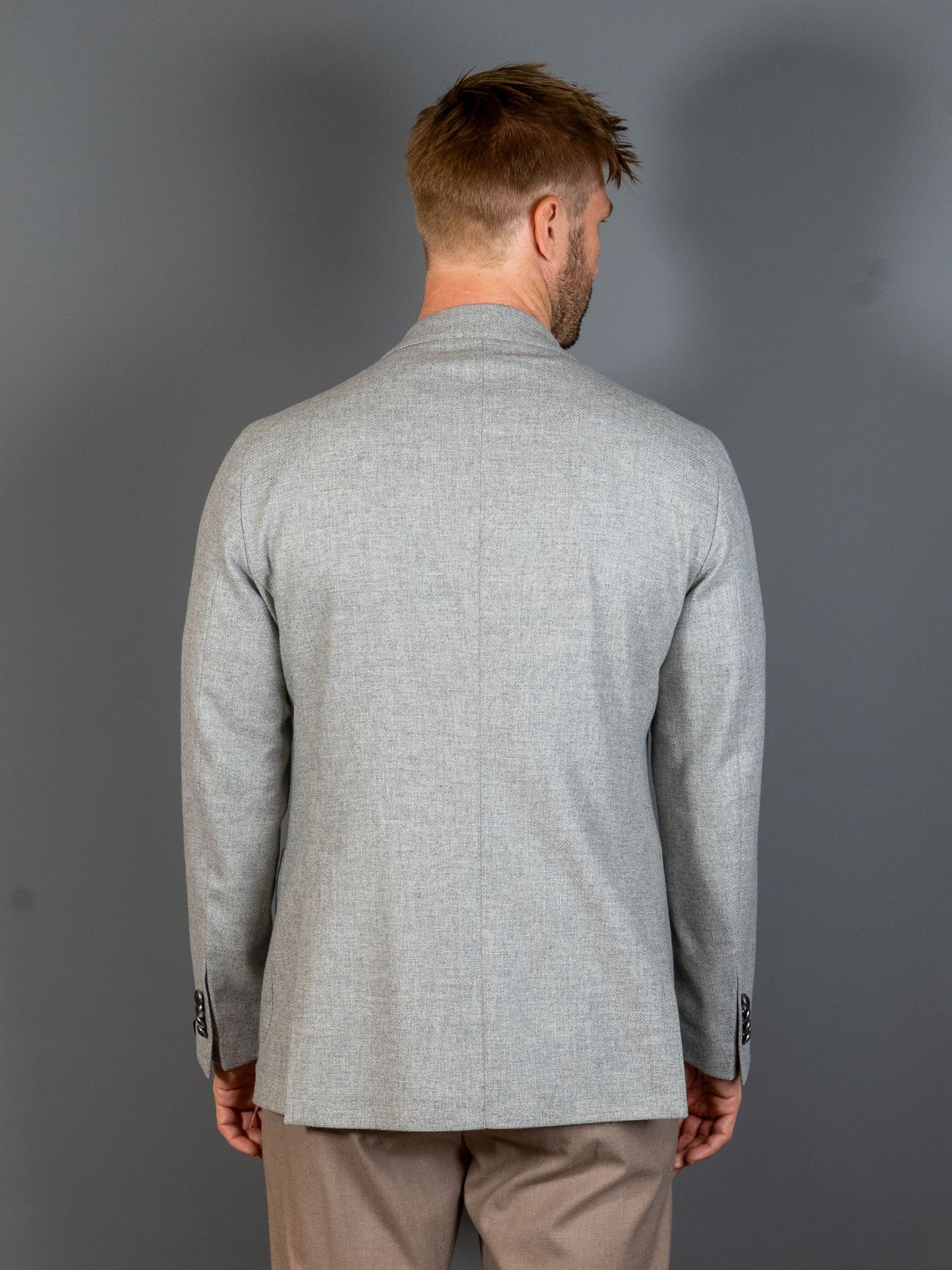 Wool Cashmere Blazer - Grå