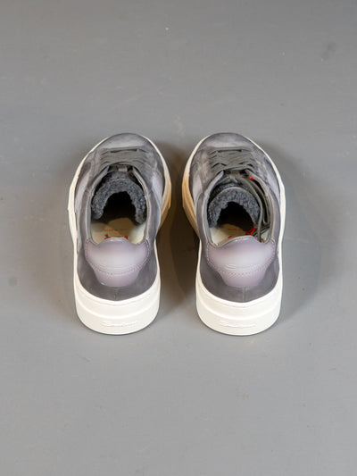 Nubuck Double Buckle Sneaker - Grå