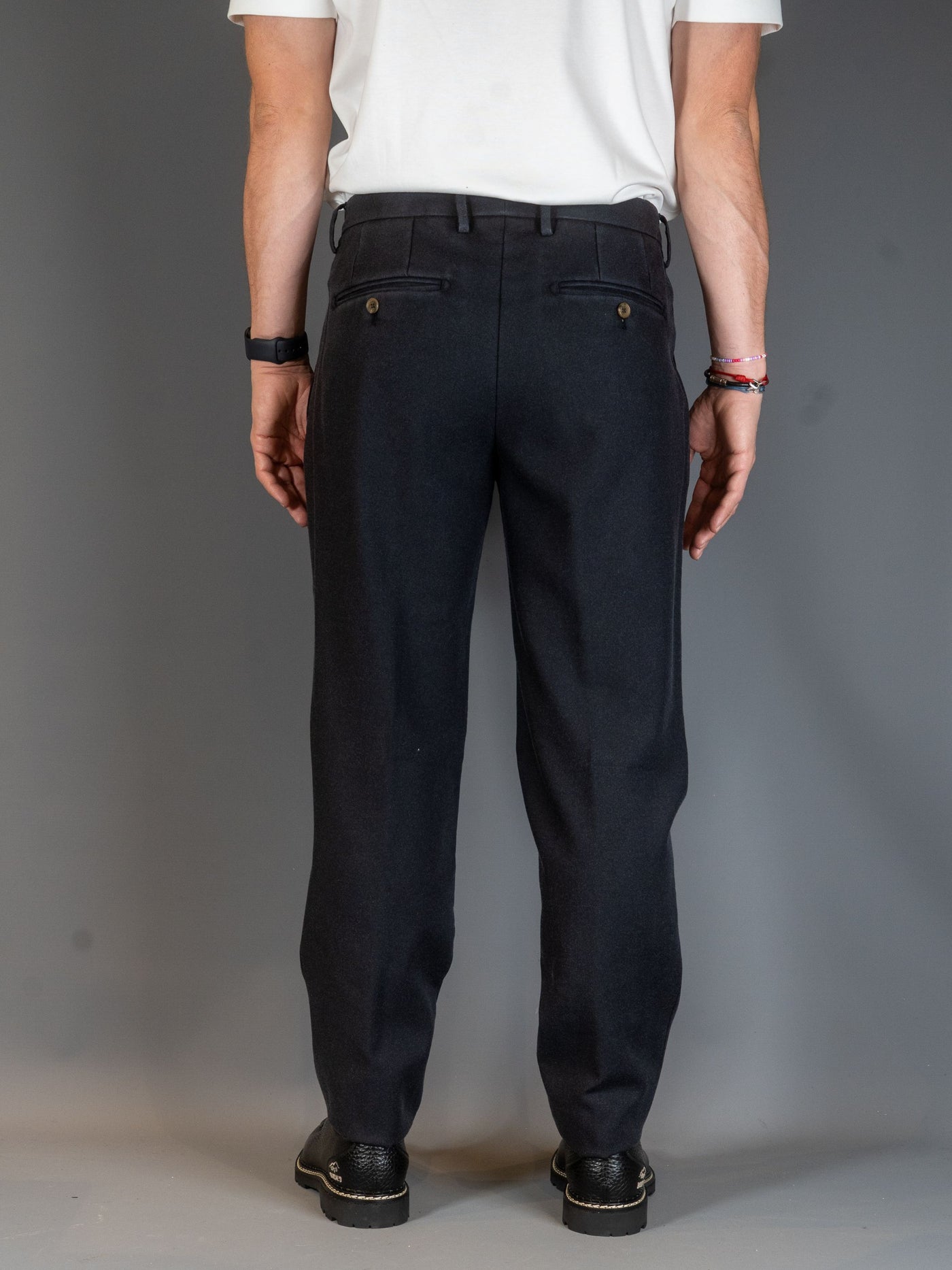 Zeus Vintage Wool Washable Pants - Blå