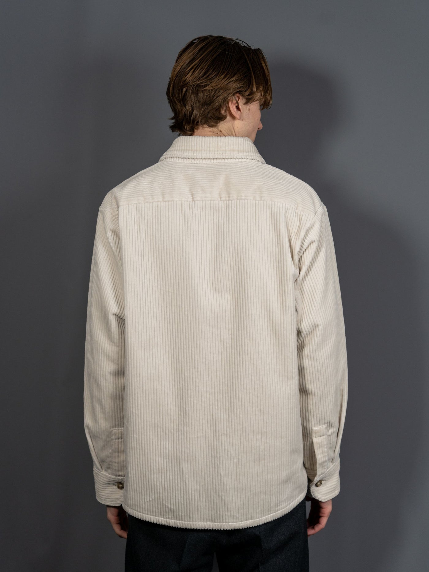 Overshirt Boris Corduroy - Hvid