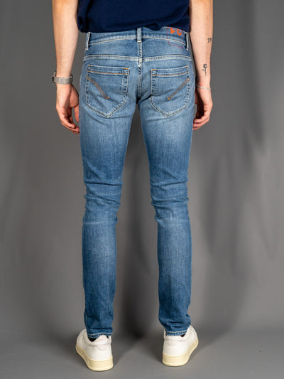George Slim Fit Jeans GF4 - Blå