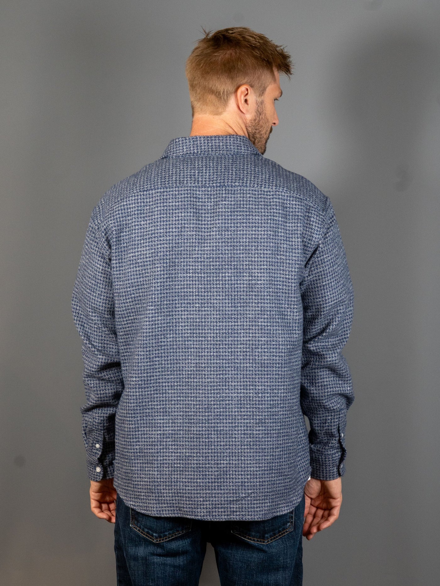 Cotton Mouline Shirt - Blå