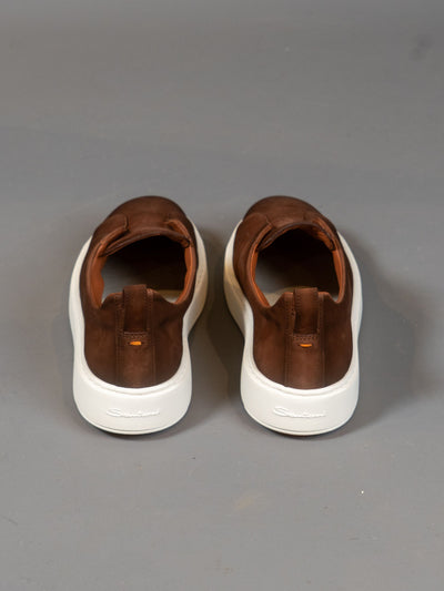 Victory Suede Slip-on Sneakers - Brun