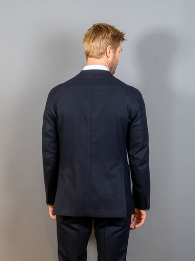 Flannel Suit - Navy