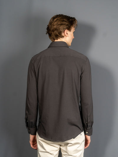 Jersey Luxury Shirt - Brun