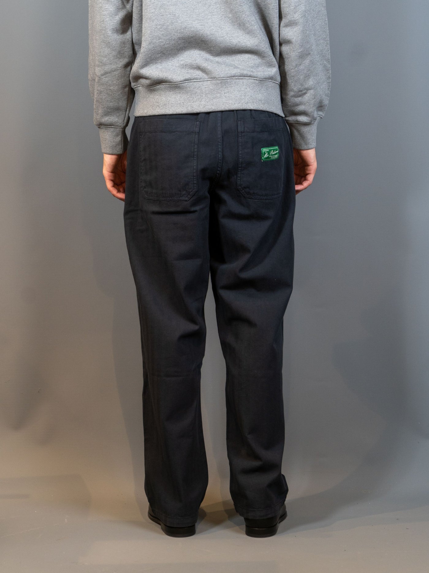 Lucien Herringbone Trousers - Sort