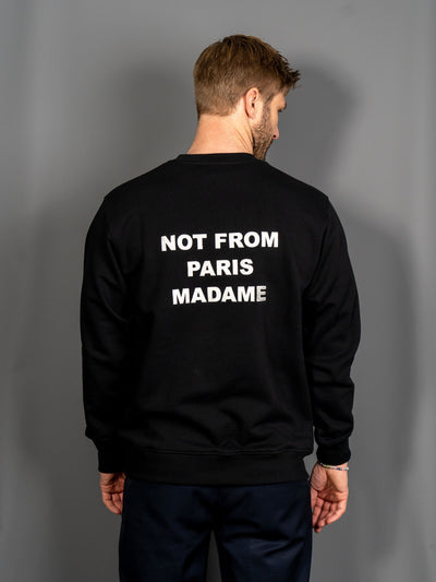 Le Sweatshirt  Slogan - Sort