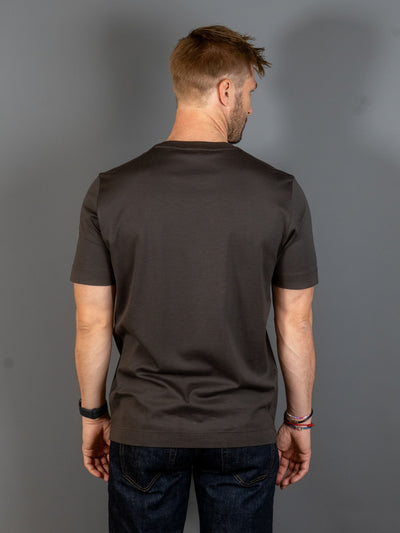 Pima Cotton T-shirt - Brun