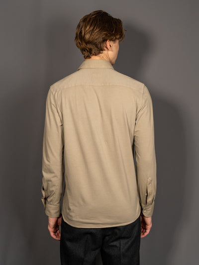 Jersey Luxury Shirt - Sand